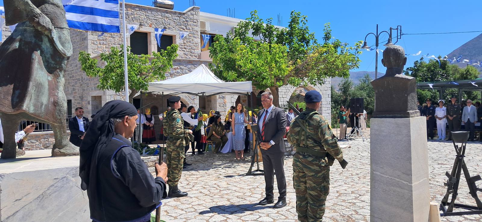 Ο Δήμαρχος Σπάρτης, Μιχάλης Βακαλόπουλος, στις επετειακές εκδηλώσεις Τιμής και Μνήμης για τα 200 χρόνια από τη νικηφόρα Μάχη του Διρού
