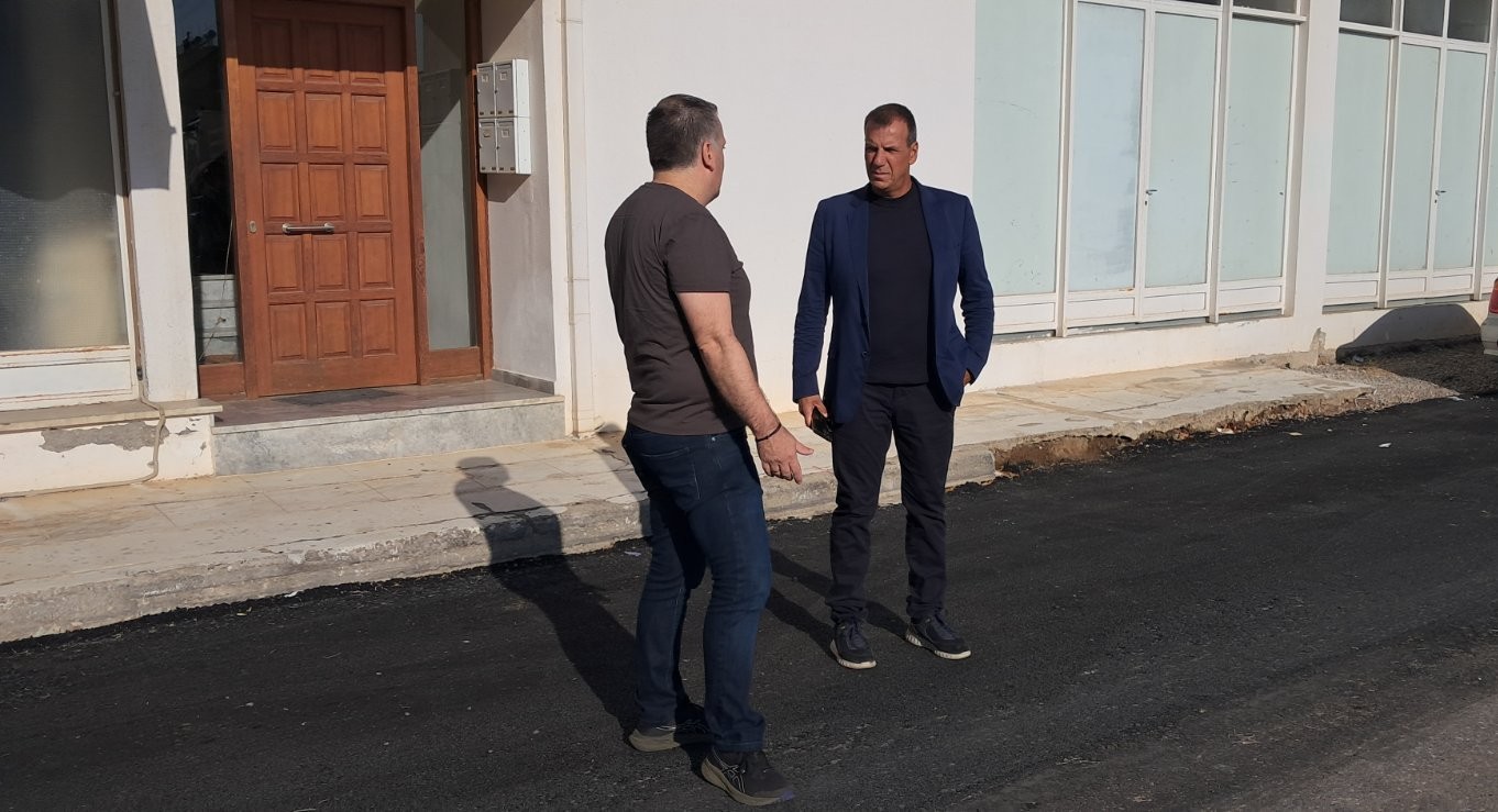 Επίσκεψη του Δημάρχου Σπάρτης και του Προέδρου της ΔΕΥΑΣ σε έργα υποδομών και θωράκισης της Σπάρτης από πλημμύρες