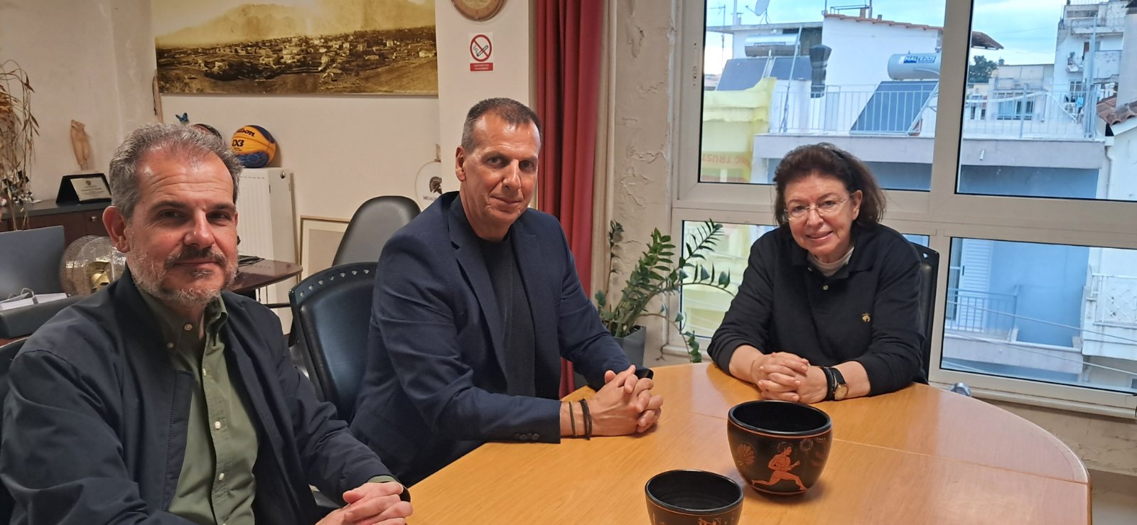 Συνάντηση του Δημάρχου Σπάρτης, Μιχάλη Βακαλόπουλου, με την Υπουργό Πολιτισμού, Λίνα Μενδώνη