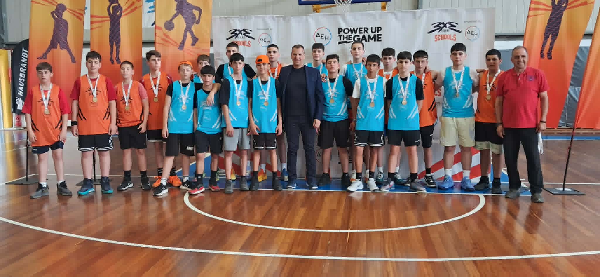 Διασκέδαση και παιχνίδι στο «3X3 Schools» του Δήμου Σπάρτης και της Ελληνικής Ομοσπονδίας Καλαθοσφαίρισης