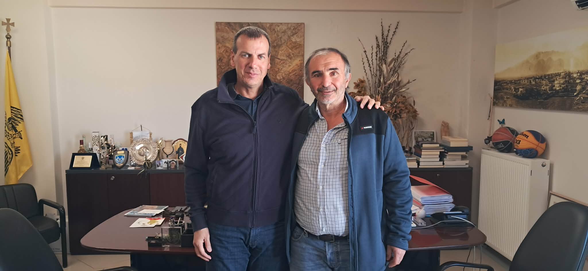 Συνάντηση του Δημάρχου Σπάρτης με τον Επίτροπο του Ελεγκτικού Συνεδρίου