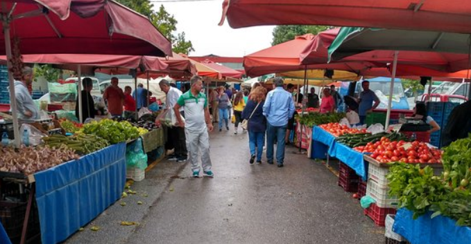 Έως τις 11 το πρωί της Τετάρτης η Λαϊκή Αγορά Σπάρτης λόγω καύσωνα