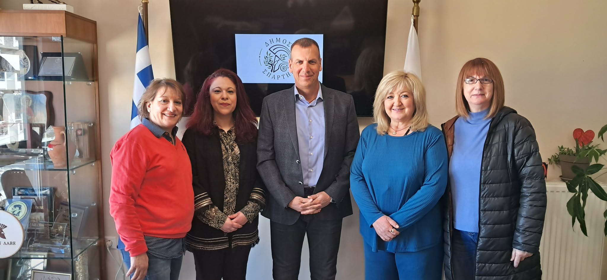 Συνάντηση του Δημάρχου Σπάρτης με το νέο Διοικητικό Συμβούλιο του Μουσικού Ομίλου Σπάρτης