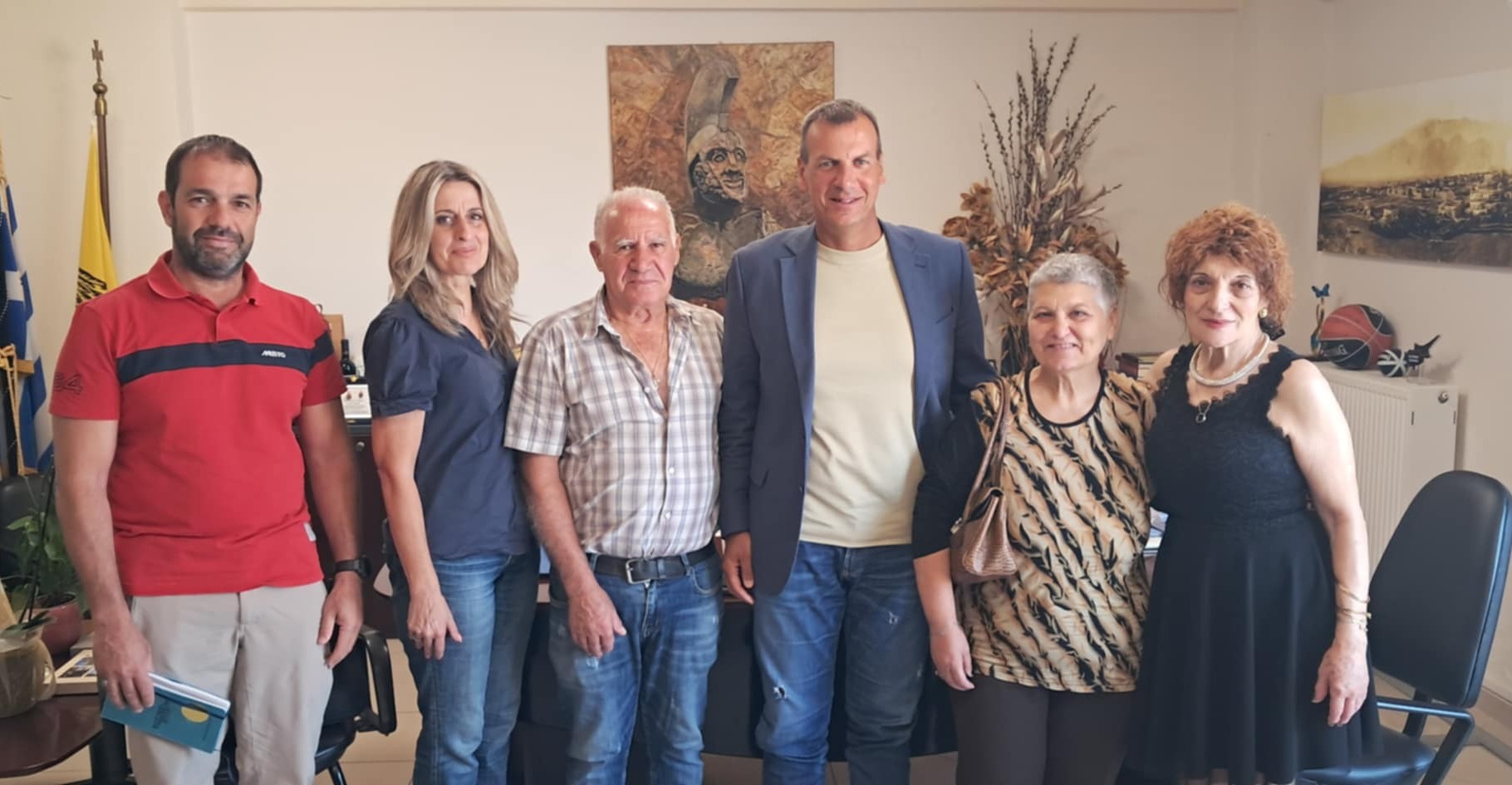 Συνάντηση του Δημάρχου Σπάρτης με το Δ.Σ. του Συλλόγου Πολυτέκνων Επαρχιών Λακεδαίμονος & Επιδαύρου Λιμηράς