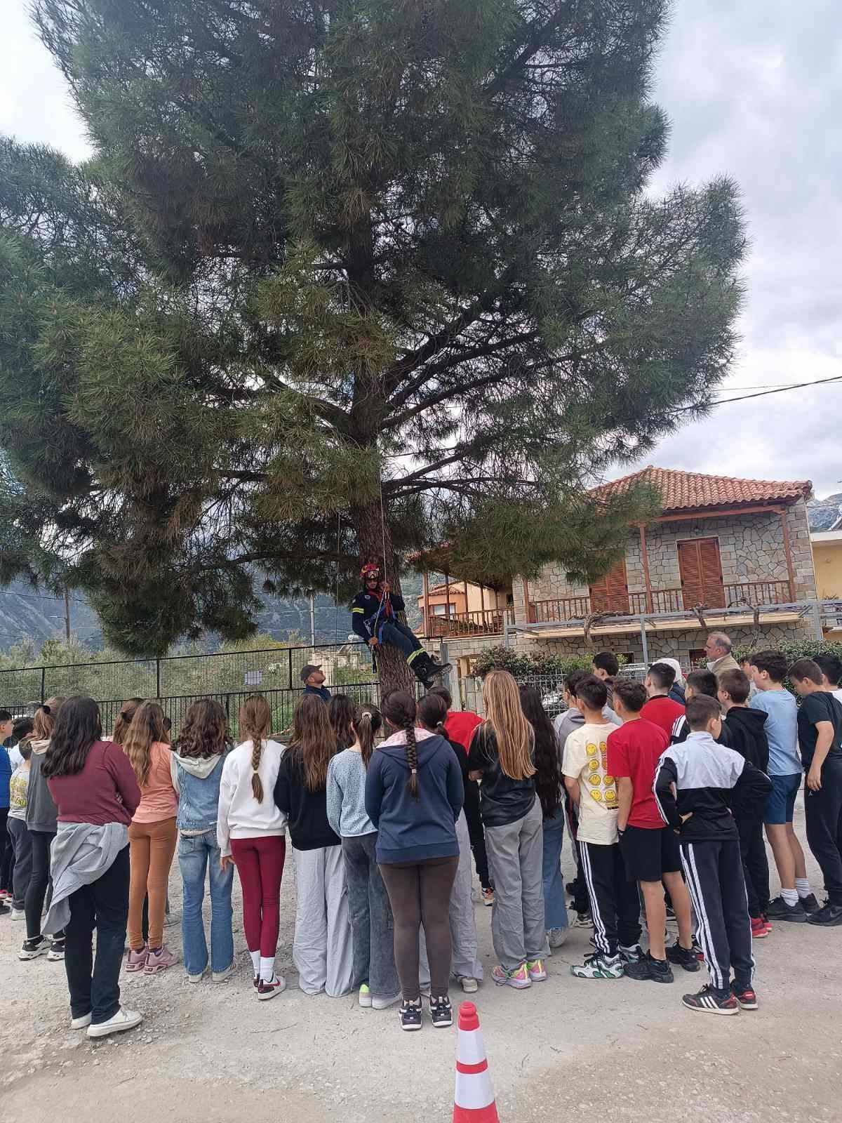 Επίσκεψη του 3ου Δημοτικού Σχολείου στο Επιχειρησιακό Κέντρο Πολιτικής Προστασίας του Δήμου Σπάρτης