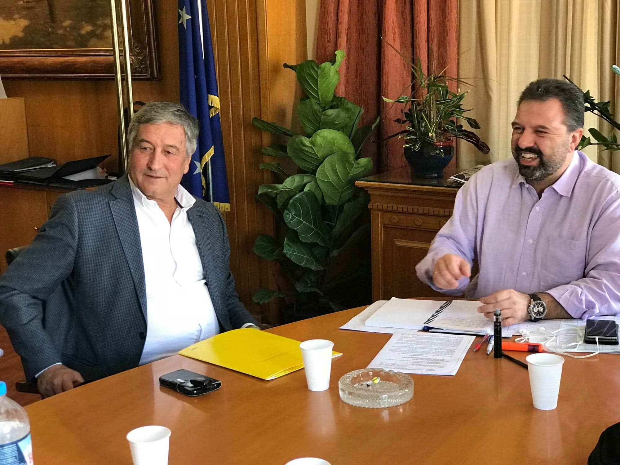 Συνάντηση Δημάρχου Σπάρτης με τον Υπουργό Αγροτικής Ανάπτυξης & Τροφίμων