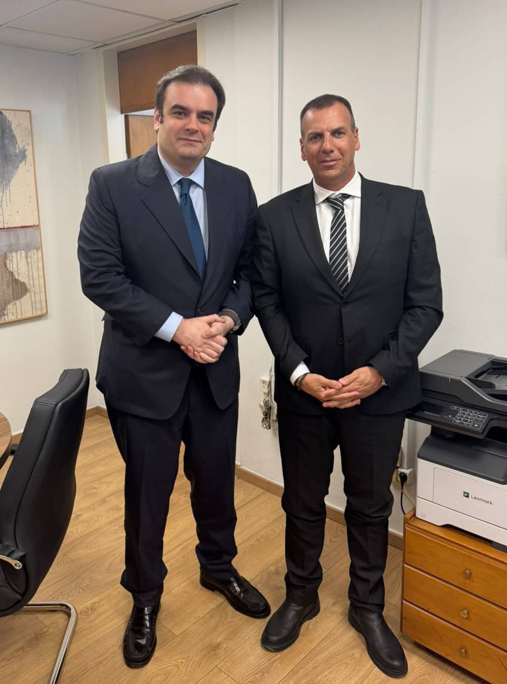 Συναντήσεις του Δημάρχου Σπάρτης με τους Υπουργούς Εθνικής Οικονομίας & Οικονομικών και Παιδείας, Θρησκευμάτων & Αθλητισμού