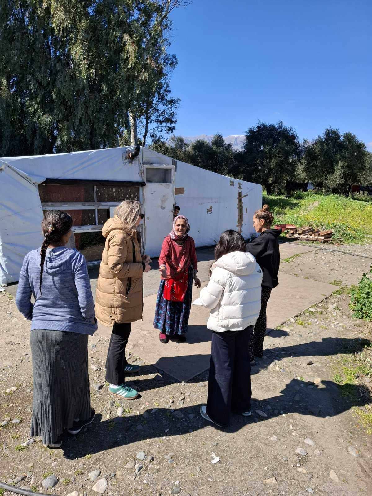 Επίσκεψη και καταγραφή των συνθηκών διαβίωσης στους καταυλισμούς Ρομά