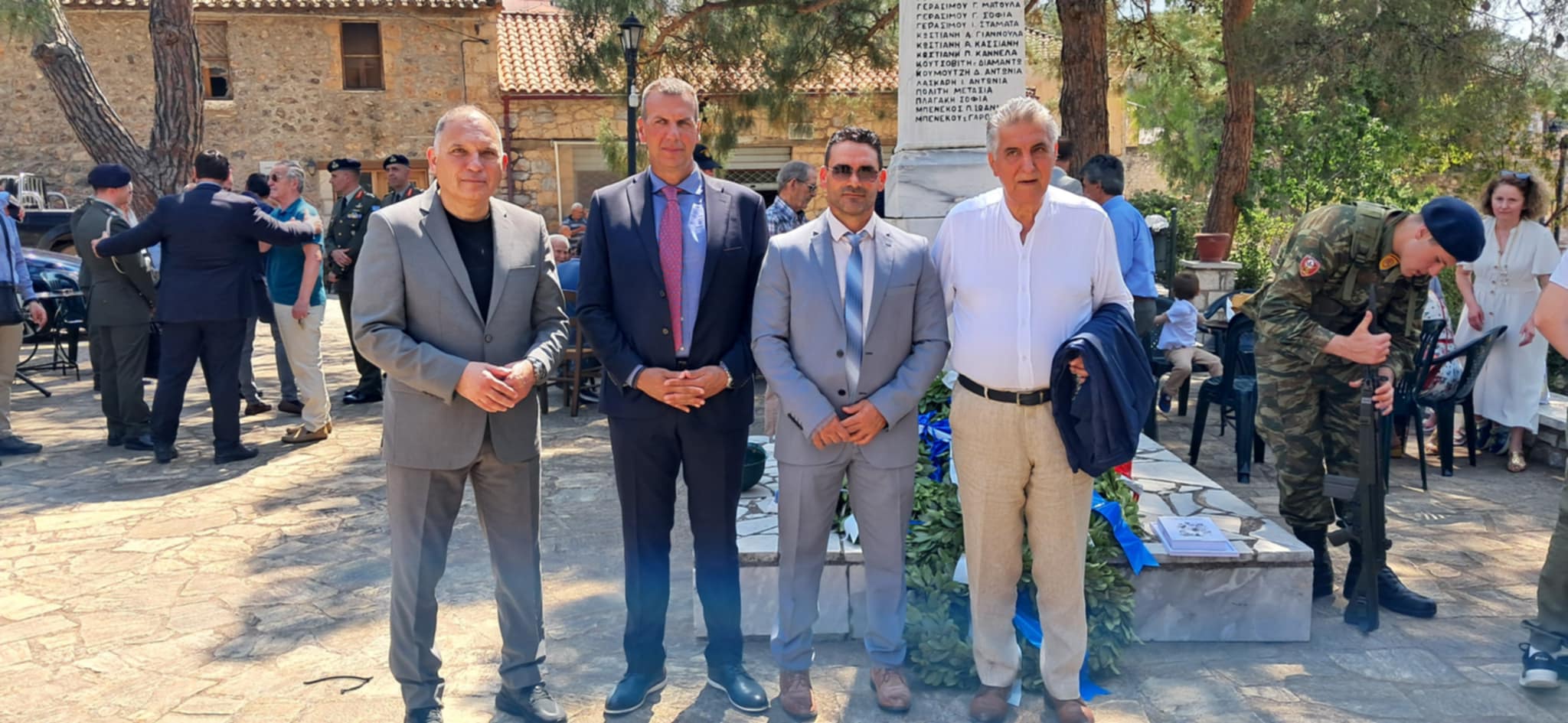 Με λαμπρότητα οι εκδηλώσεις μνήμης για τη συμπλήρωση 81 χρόνων από το Ολοκαύτωμα των Αγίων Αναργύρων 