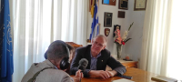 Στο Γάλλο δημοσιογράφο Francois Xavier Freland παραχώρησε συνέντευξη ο Δήμαρχος Σπάρτης