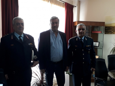 Επίσκεψη του νέου Γενικού Περιφερειακού Αστυνομικού Διευθυντή Πελοποννήσου στο Δήμαρχο Σπάρτης