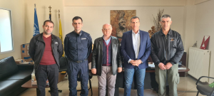 Συνάντηση του Δημάρχου Σπάρτης με τον Αστυνομικό Διευθυντή Λακωνίας και τον Διοικητή Τροχαίας Σπάρτης