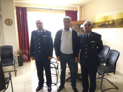 Συνάντηση Γενικού Περιφερειακού Αστυνομικού Διευθυντή Πελοποννήσου με Δήμαρχο Σπάρτης
